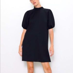 Zara puffy sleeve dress